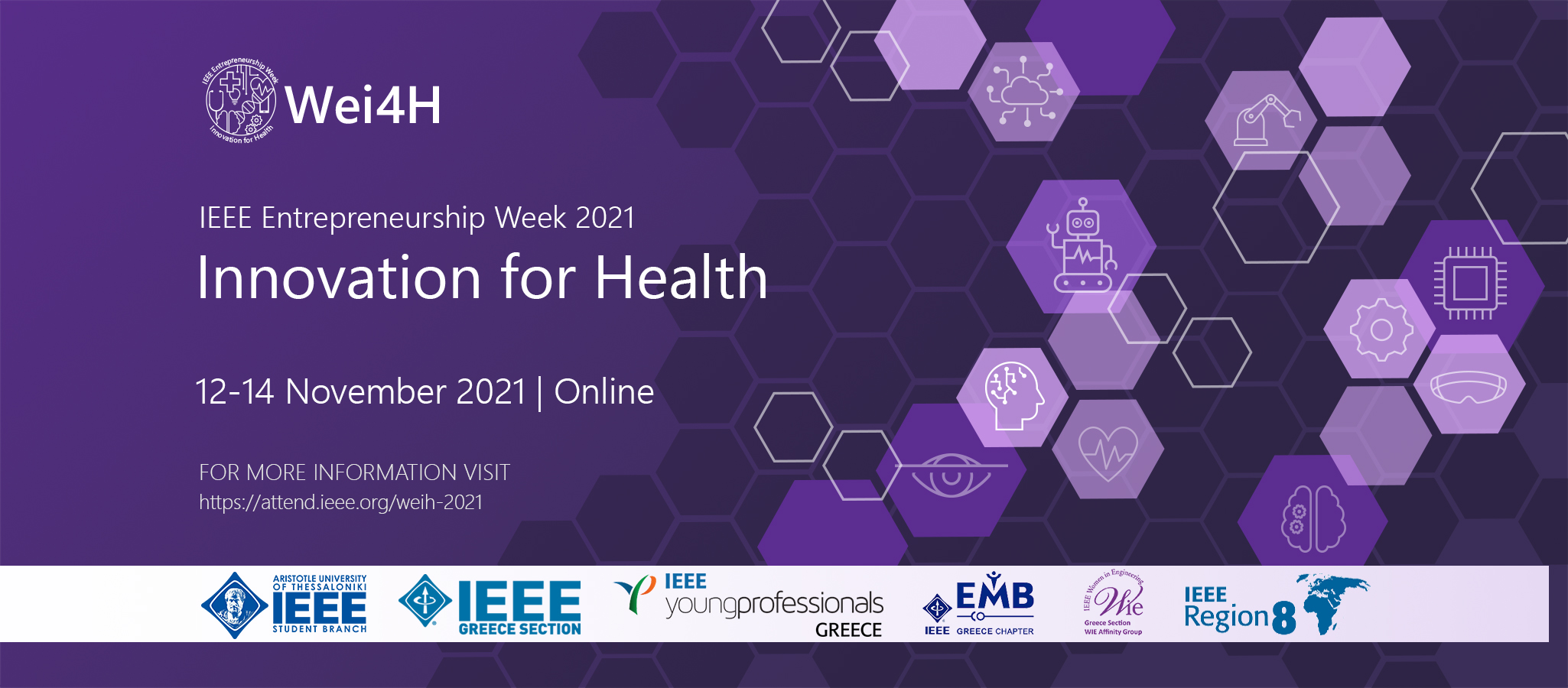 You are currently viewing Innovation for Health – IEEE Entrepreneurship Week (Wei4H) 2021