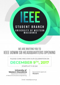 Read more about the article IEEE SB of UoWM Headquarters Opening Day Event